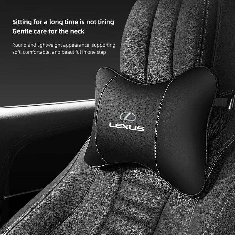 Подушка для подголовника сиденья автомобиля, подушка для шеи, поясничная поддержка, интерьер автомобиля для Lexus LS LC RZ IS350 ES300 GS350 CT200h GX460 LX570 RX500h NX300