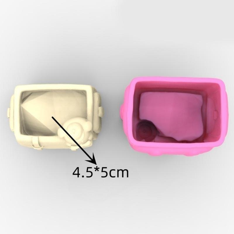 Silicone Mold for Succulent Plant S Garden Statues Backpack Dog Flower Mold Unique Pen Holder Resin Molds