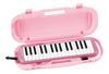 SUZUKI Keyboard Harmonica Melodion Alto 32 Keys Pastel Pink MXA-32P Lightweight Body Hard Case