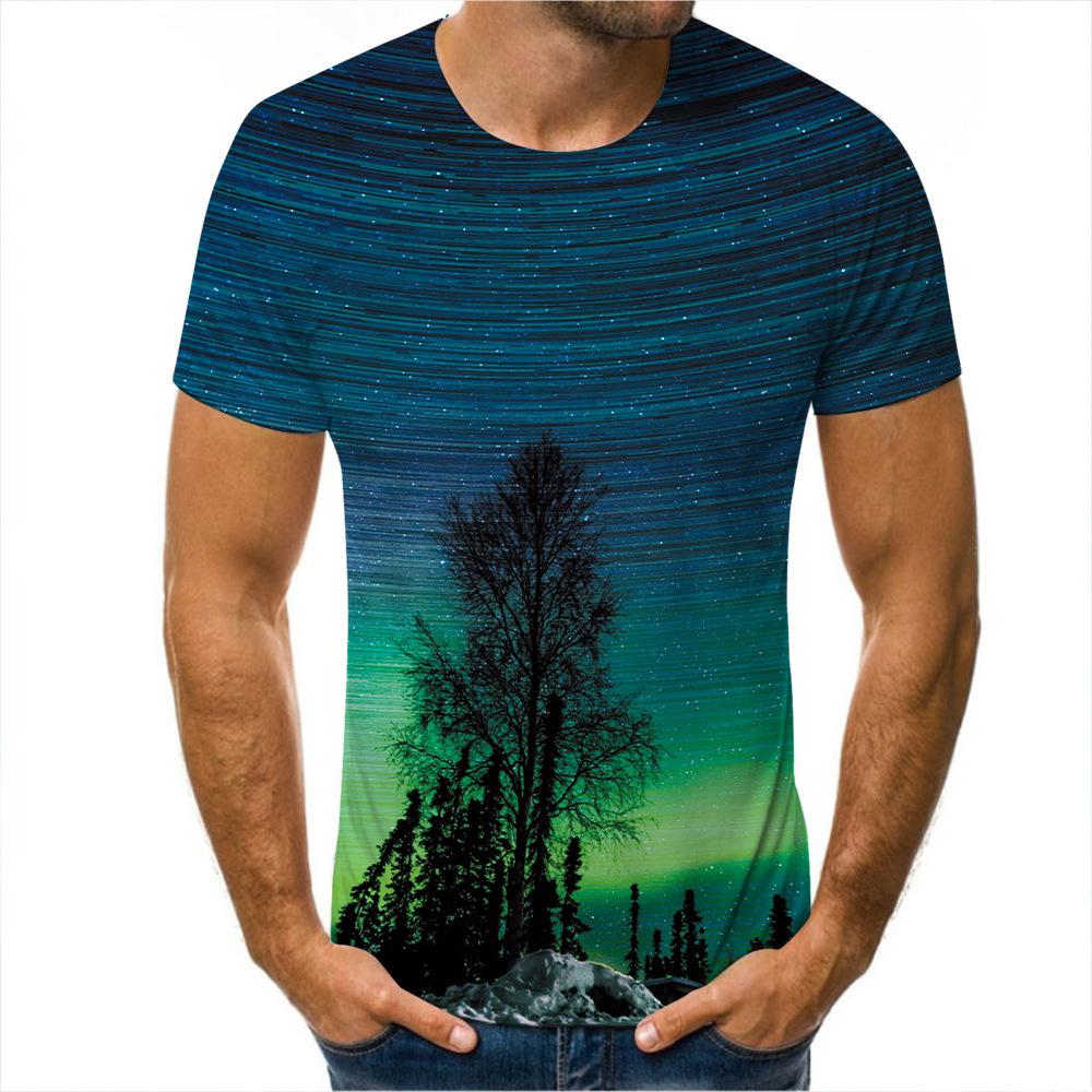 Мужская 3D футболка, летняя верхняя одежда, футболки с цветочным 3D принтом, модные футболки с круглым вырезом, мужские повседневные футболки с короткими рукавами