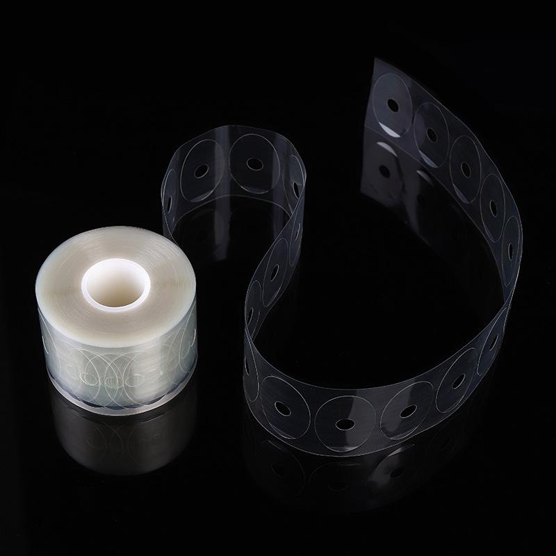 2024 Transparent Lens Blocking Pads Anti-Slip Sticker for Optical Glasses CE Certified White Blue Red 1000 Pads/Roll