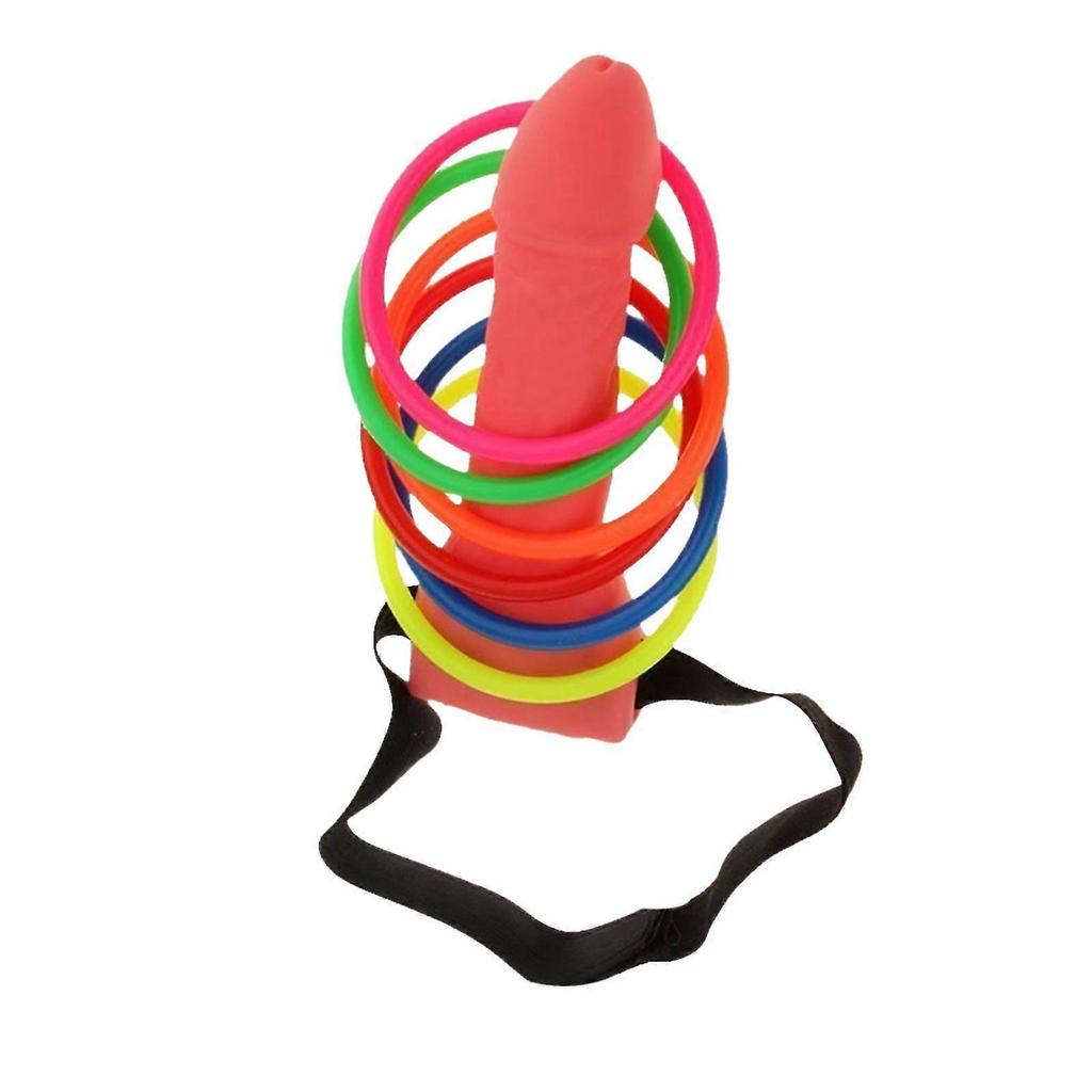 Hoopla Willy With Ring Game Indoor Toss Head Ring Heads Bride Hen Prop Party
