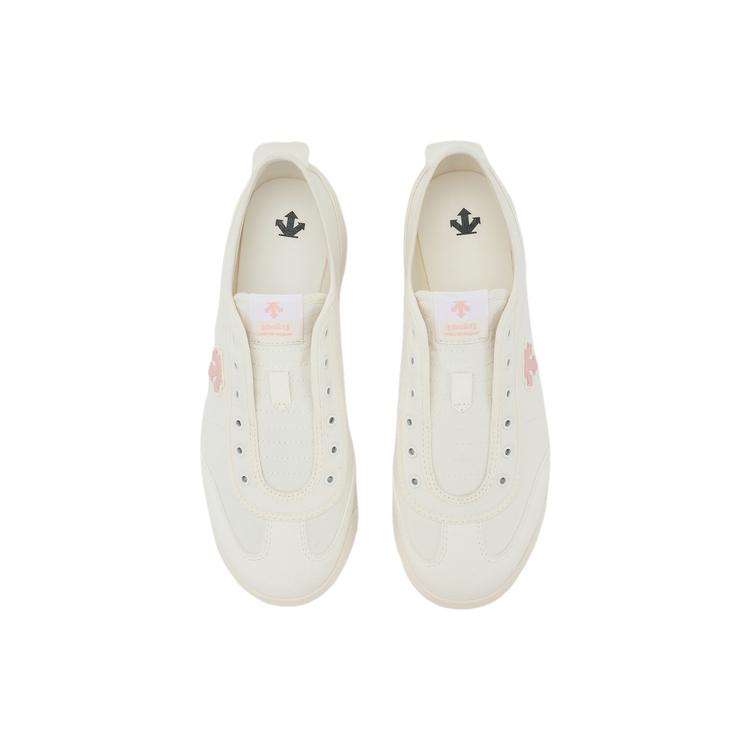 Descente Chron Tempo T Shoes Comfortable Versatile Durable Low-Top Casual Shoes Women sneaker White D5232LSN25-OW