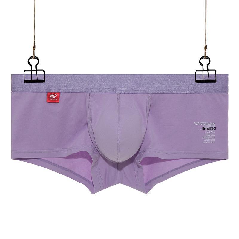 Мужские хлопковые боксеры-брифы «Космическая капсула» - Дышащие, средней посадки, однотонные, больших размеров