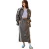 adidas Спортивный топ Originals Oversized Женские топы Серый JJ3362