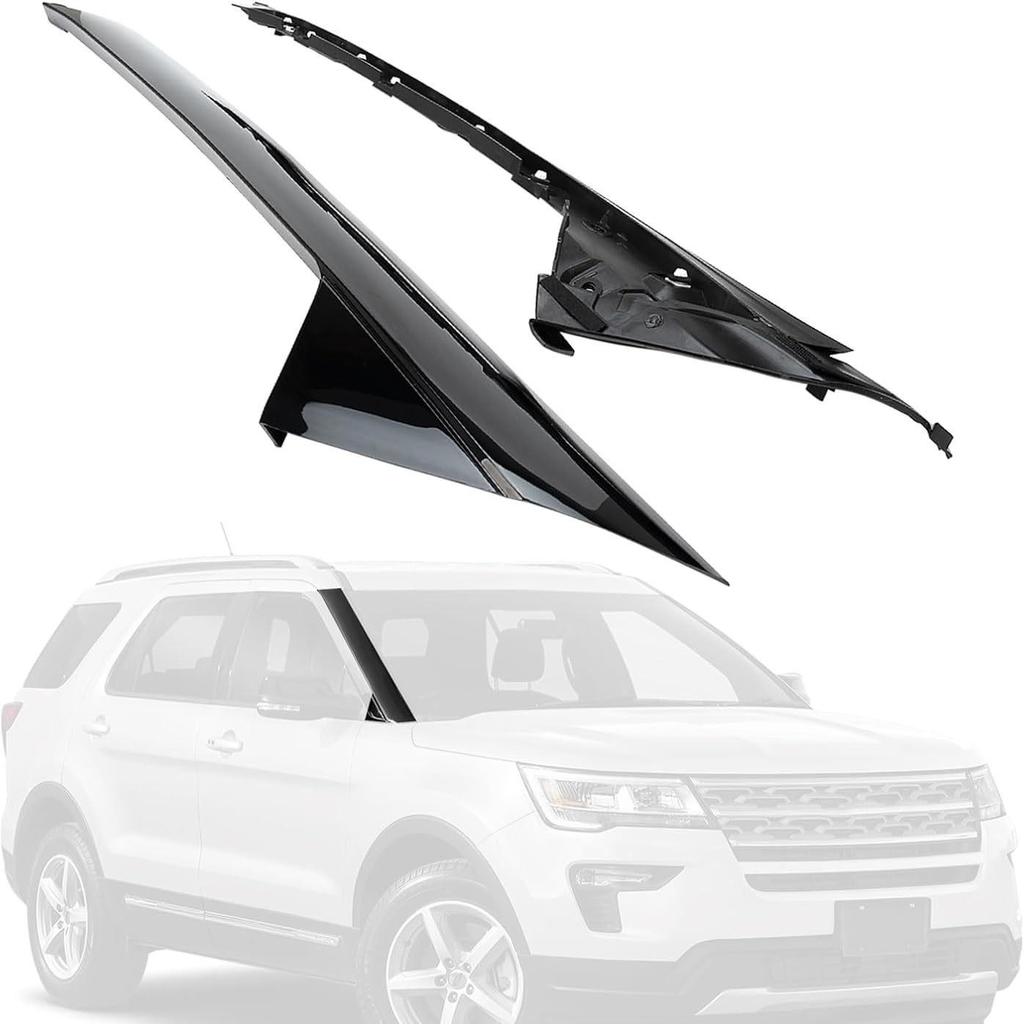 Ford Explorer Pillar Trim Compatible with OE BB5Z-7803144-AB, BB5Z-7803144-AA