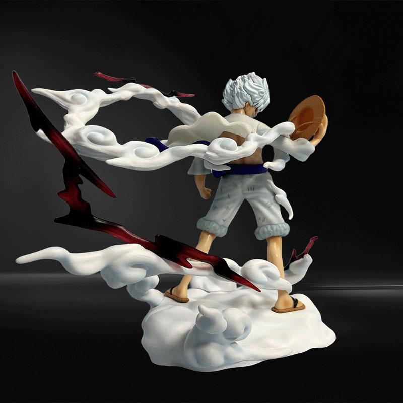 25 см Аниме Фигурки One Piece Сцена Битвы Монки Д. Фигурка Луффи стоячая, модель, кукла, украшения, игрушки, подарки