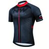 Men'S NW Pro Cycling Jersey - Breathable Polyester Knit Fabric, Crew Neck, Short Sleeve, Regular Fit, Sports Top for Cycling, Fishing, Weekend Casual