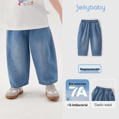 Джинсы JELLYBABY для детей, структурные, повседневные, из денима