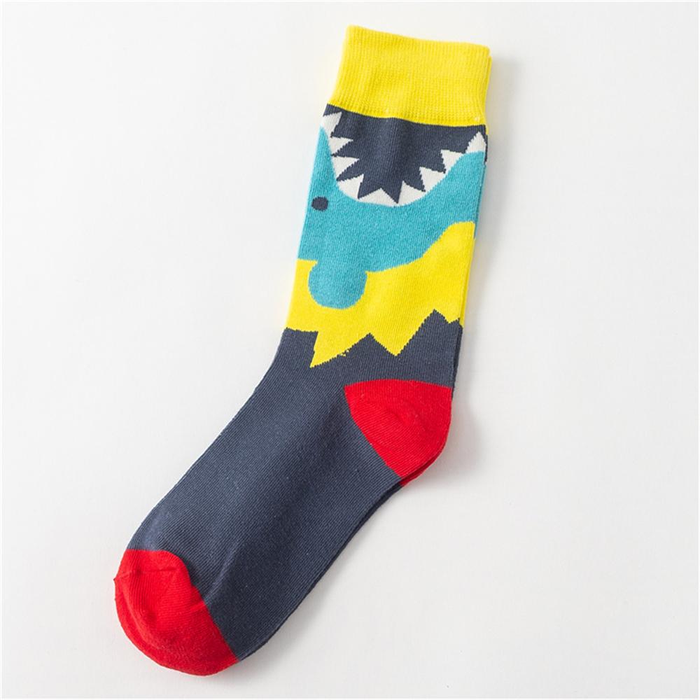 Новинка весна зима Happy Shark унисекс хип-хоп скейтборд сохраняют тепло носки уличная одежда танцевальная рок-панк вечеринка Прямая поставка