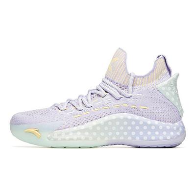 Баскетбольные кроссовки Pechoin X Shock Absorbing Non-Slip Durable Mid Top Women Basketball Shoes Purple Green 122021102-3