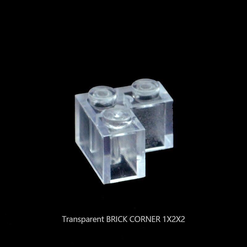 Компактные детали 1x2 2x3 2x4 1x1 Кирпичики Компоненты MOC Прозрачные Строительные Блоки Подарки Игрушки для Детей