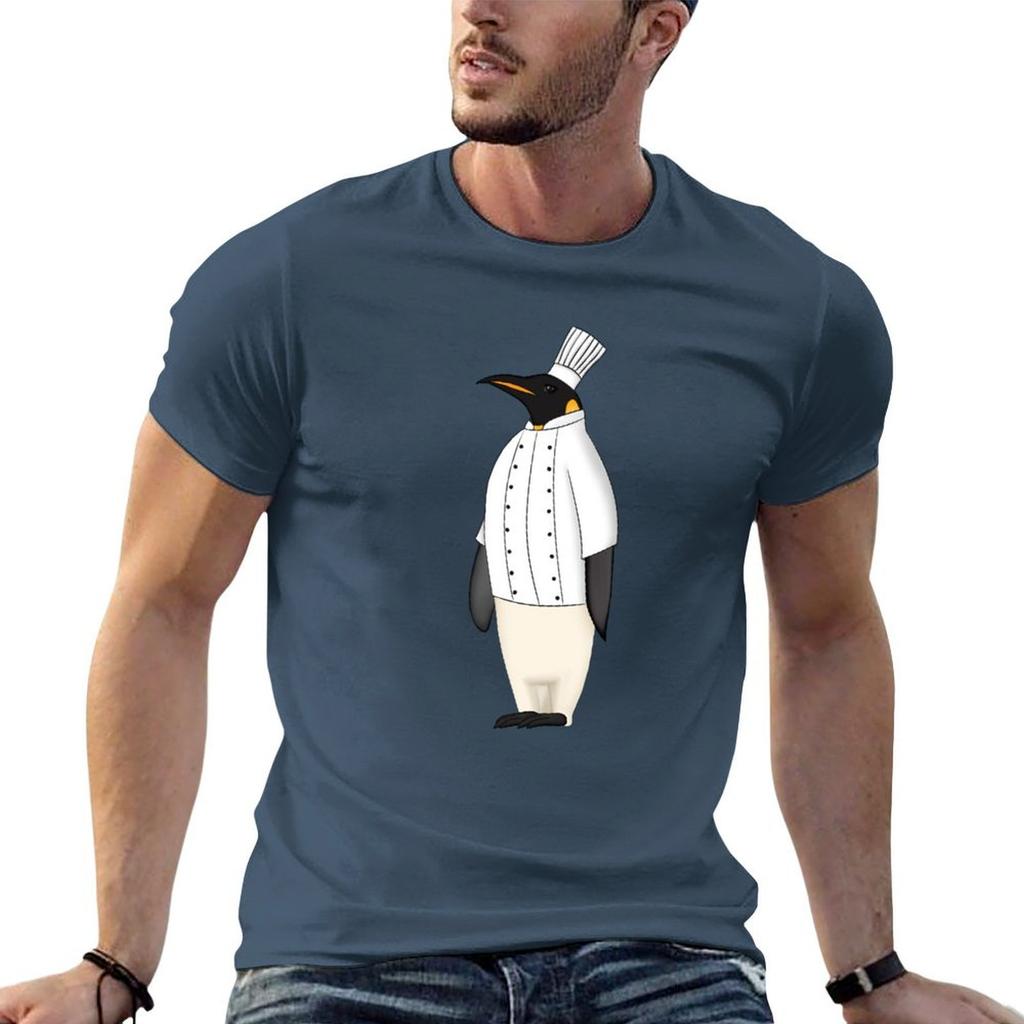 Penguin Chef Tshirt T Shirt Custom Print Unisex T Shirts Cotton Funny T Shirts Dark Humor Tshirt