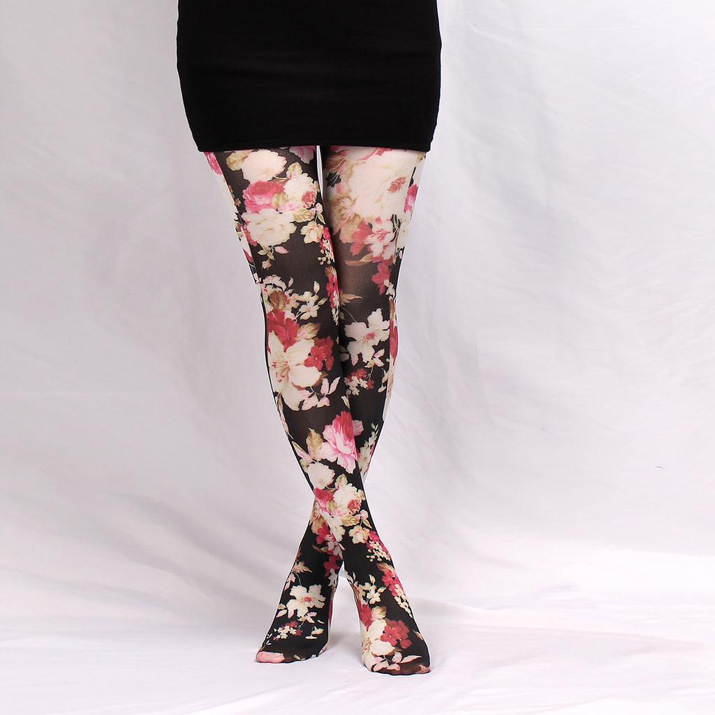 Весенне-летние тонкие колготки с цветочным принтом, универсальные чулки с узором «бабочки», женские колготки, чулочные изделия, устойчивые к зацепкам