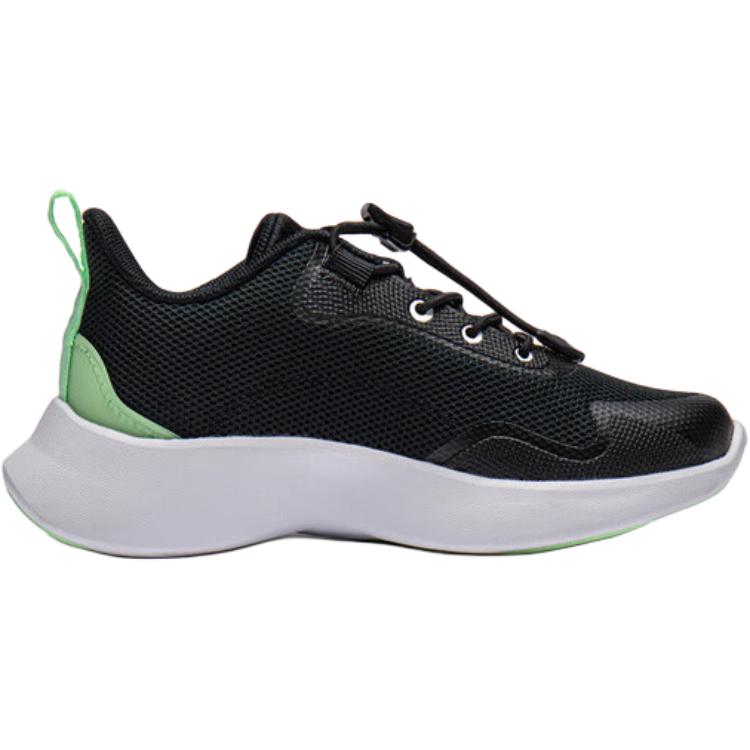 Li Ning Модные Удобные Нескользящие Прочные Низкие Детские Кроссовки Детские кроссовки Черные YKNU026-1