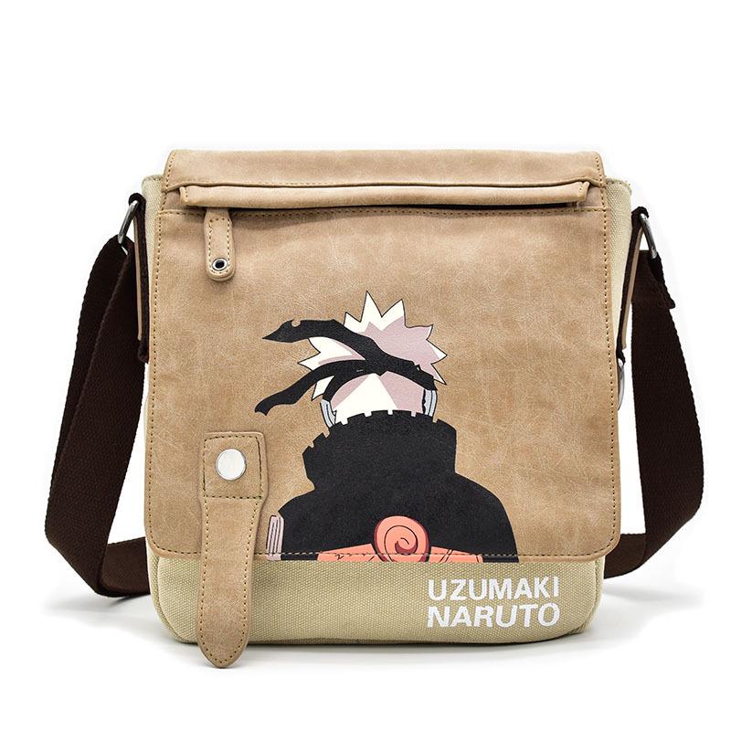 Anime Canvas Shoulder Bag - Demon Slayer & One Piece