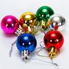 12Pcs Christmas Balls Hanging Ornament 3cm Diameter Colored Balls Party Venue Atmosphere Decoration Accessories Xmas Tree Pendant Christmas Mall