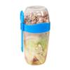 Home Kitchen Storage Portable Double Layer Bottles Light Food Cup Vegetable Salad Cup Jars