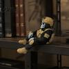 Military History Buff Gift Skeleton Hero Shelf Sitter Ornament, 3D Printed Soldier Figurine, Remembrance Sculpture Gothic Tactical Warrior Sitting