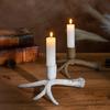 New Products, Deer Antler Candle Holder, Simulation, Retro Decoration, Home Creativity, Candle Stand, Desktop Restaurant, Resin Crafts