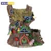 Tree Faces Decor Outdoor Wooden Miniature Fairy Door Decoration For Yard Home Decor Tabletop Ornaments For Bedroom Kids Room