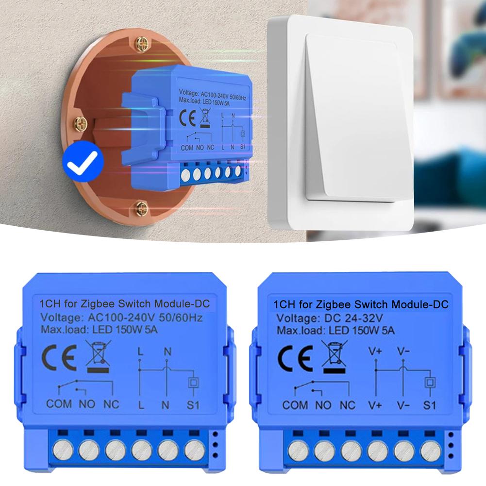 Умный модуль переключателя, совместимый с For Tuya и For ZigBee, мини-устройство с дистанционным управлением для различных сценариев