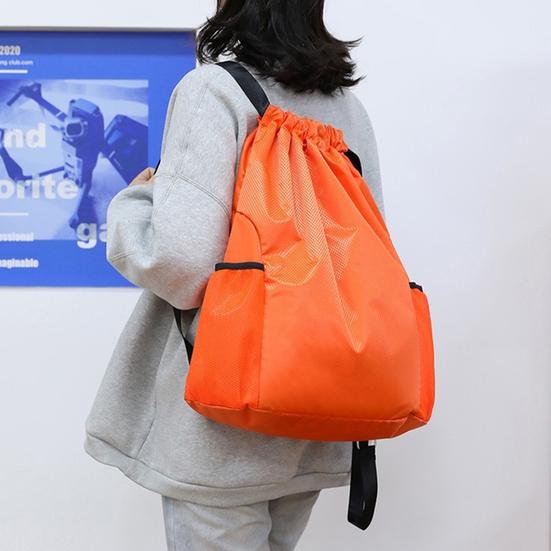 Рюкзак для спортзала, водонепроницаемый, большой емкости, на шнурке, портативный, для женщин и мужчин, велосипедная дорожная спортивная сумка для улицы