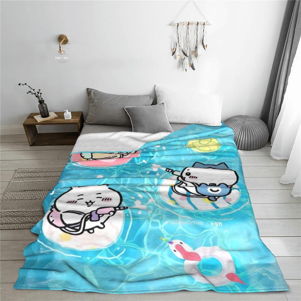 Чиикава Плед для плавания Качество Мягкий Теплый Плед Весна Дети Гостиная Новинка Покрывало