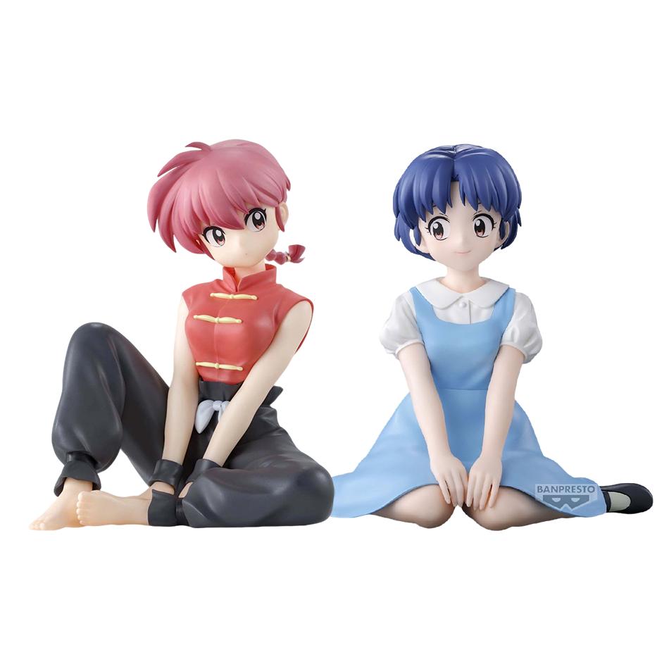 В наличии Оригинал BANDAINAMCO BANPRESTO Ranma 1/2 Relax Time Шампунь Тендо Аканэ Ранма ПВХ Фигурка Модель Коллекционная Фигурка Игрушка