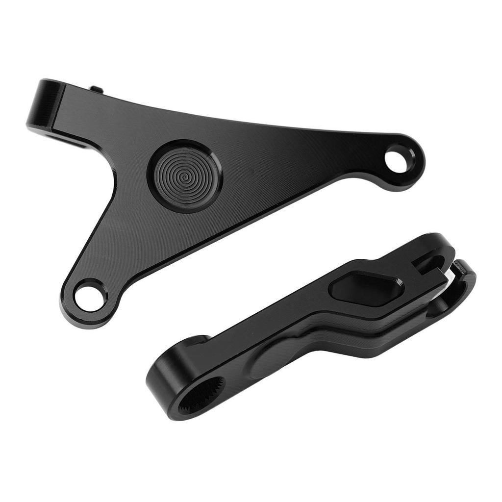 Clutch Arm Extension Lever Bracket for Aluminum Alloy Clutch Arm Lever Bracket for Tenere 700 XTZ700 MT-07 2018-2022, 2019-2024 (Black)