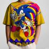 Summer Boy Anime Short Sleeve Super Hero Printed T-shirt Children's Home Clothes T-shirt