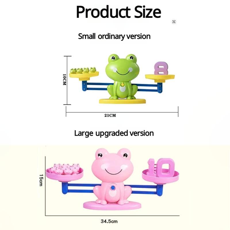 Лягушка Математические Весы Обучающая Игрушка для Детей Изучение Чисел и Счет Монтессори Интерактивная Игрушка для Возраста 3-6 лет