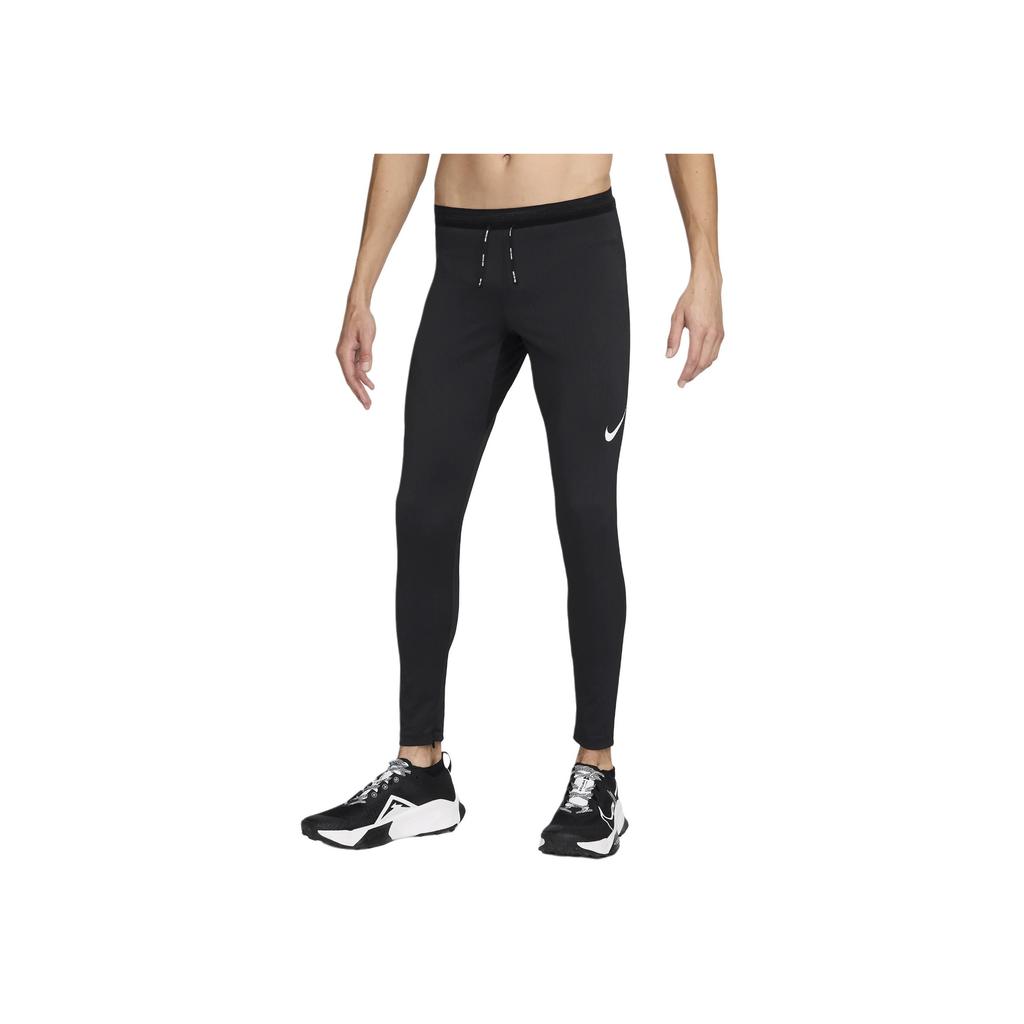 Nike Aeroswift Logo Comfort Sports Длинные брюки мужские, черные FN3367-010