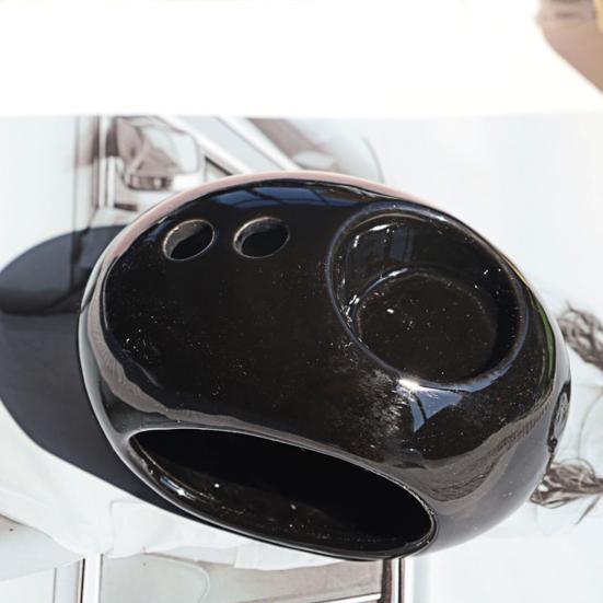 Керамическая курильница Пало Санто Белый мудрец Держатель Современный черный мини Ароматерапия Благовония Блюдо Йога Медитация Настольное украшение Фестиваль Подарок