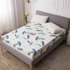 New Printing Bed Mattress Cover Waterproof Mattress Protector Pad Fitted Sheet Separated Water Bed Linens No Pillowcase