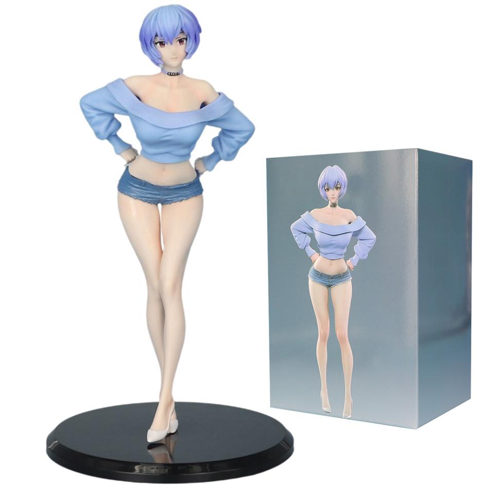 Anime Ayanami Rei Neon Genesis Evangelion Anime Girl Pvc Action Figure Toy Gk Game Statue Collectible Model Doll For Gift