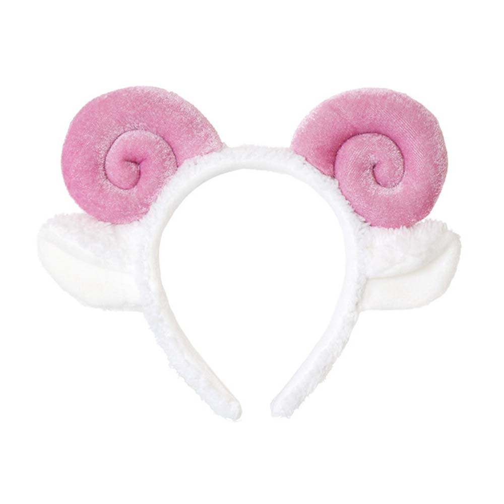 Cute Korean Sheep Ear Wash Face Hair Hoop Plush Lamb Headband Hair Accessories