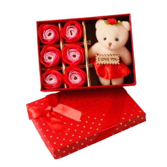 Нежная подарочная коробка с розами, красивый яркий цвет, подарок для взрослых, сексуальная одежда