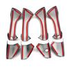 For Honda Accord 8 Gen 2008 2009 2010 2011 2012 2013 Carbon Fiber Printed Exterior Door Handle Cover Trim Moulding Frame Bezel