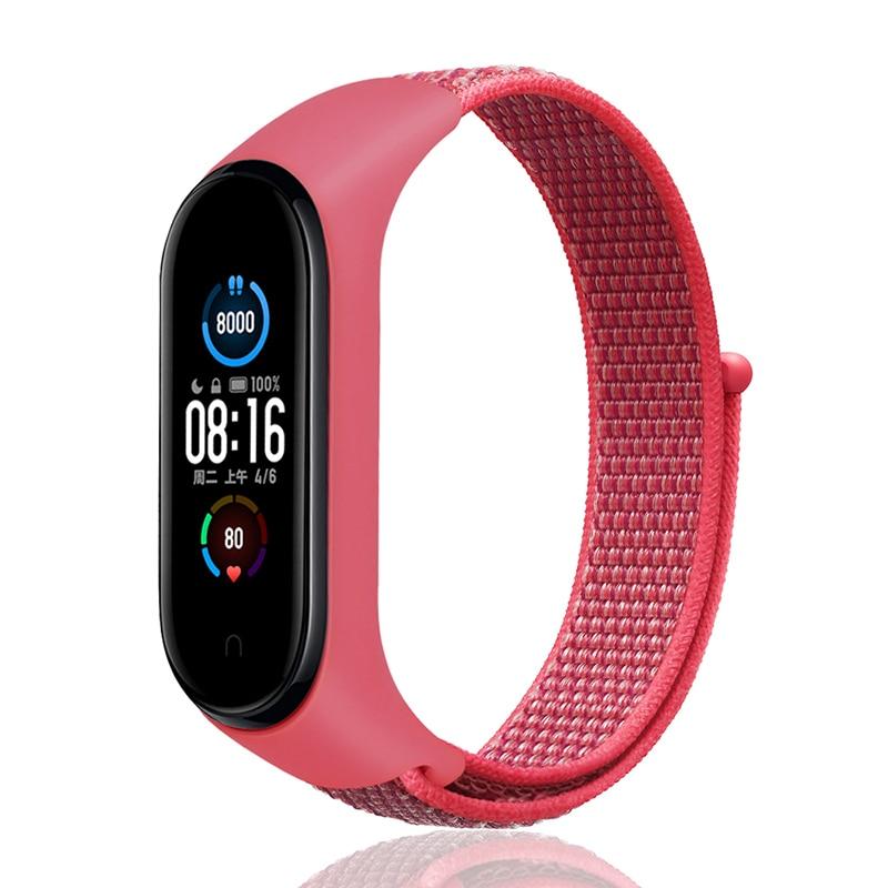 Нейлоновая плетеная петля Solo для Xiaomi Mi Band 5 6, ремешок-браслет, ремень Mi Band 3 Mi Band 4, браслет для Xiaomi Mi Band 6, 5, ремешок для часов