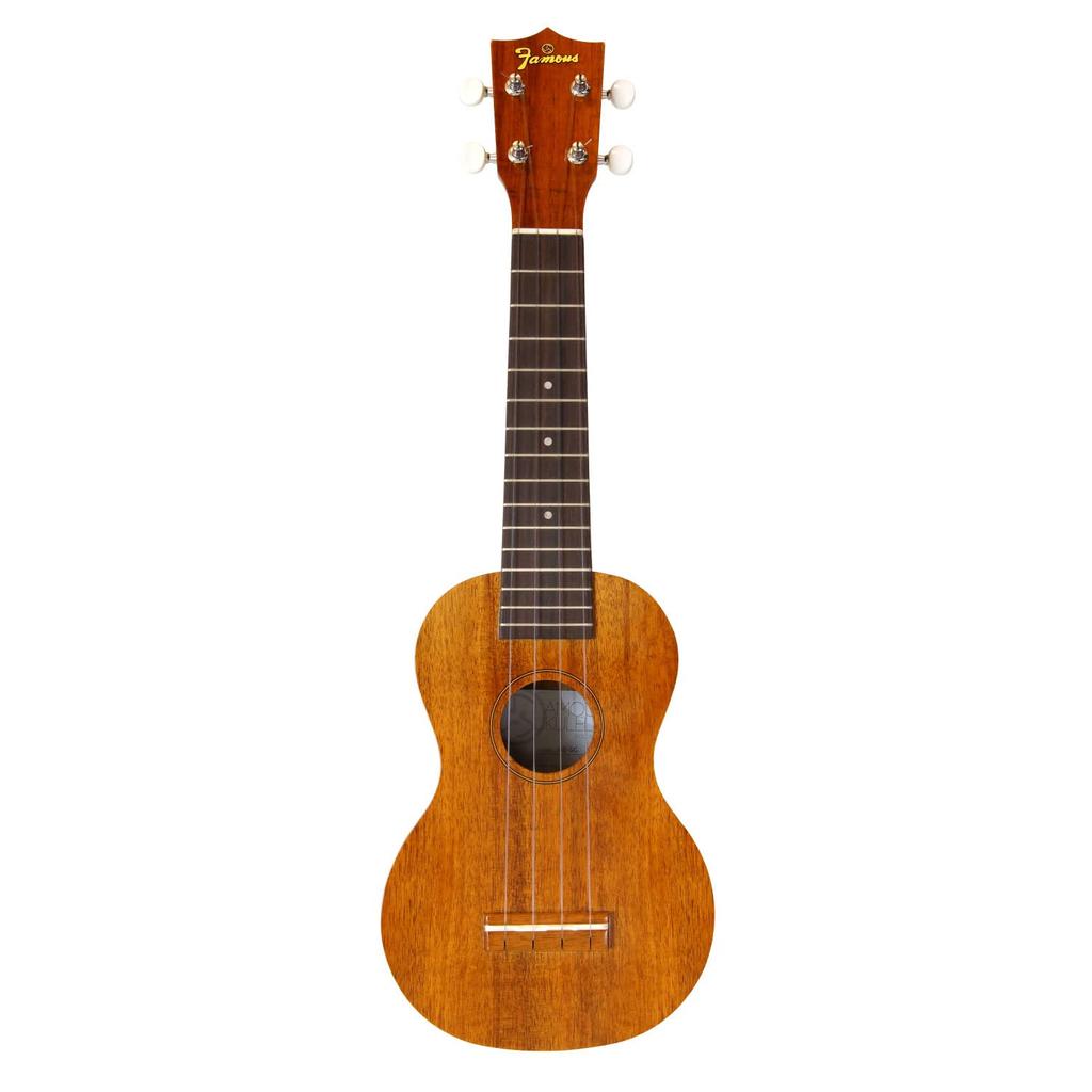 FAMOUS Soprano Ukulele Hawaiian Koa [Famous] FS-5G (domestic Wood)
