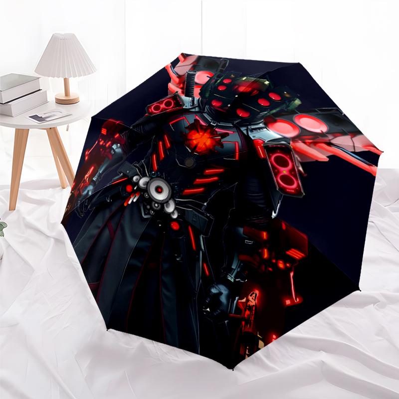 1pc Skibidi Toilet Multiverse1 Umbrella, Sun Protection, And UV Shielding. It Has Eight Sturdy Ribs for Outdoor Use And Perfect Gift