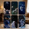 Научно-фантастический Астронавт Печатный Чехол для Телефона Для Samsung S25,S24,S21,S22,S23,S30,Ultra,S20,Plus,Fe,Note,5G Черный Чехол