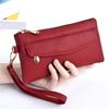 Women Vintage Soft Leather Wristlet Wallet Clutch Purses Portable Outdoor Handbag Shopping Commuting Bags