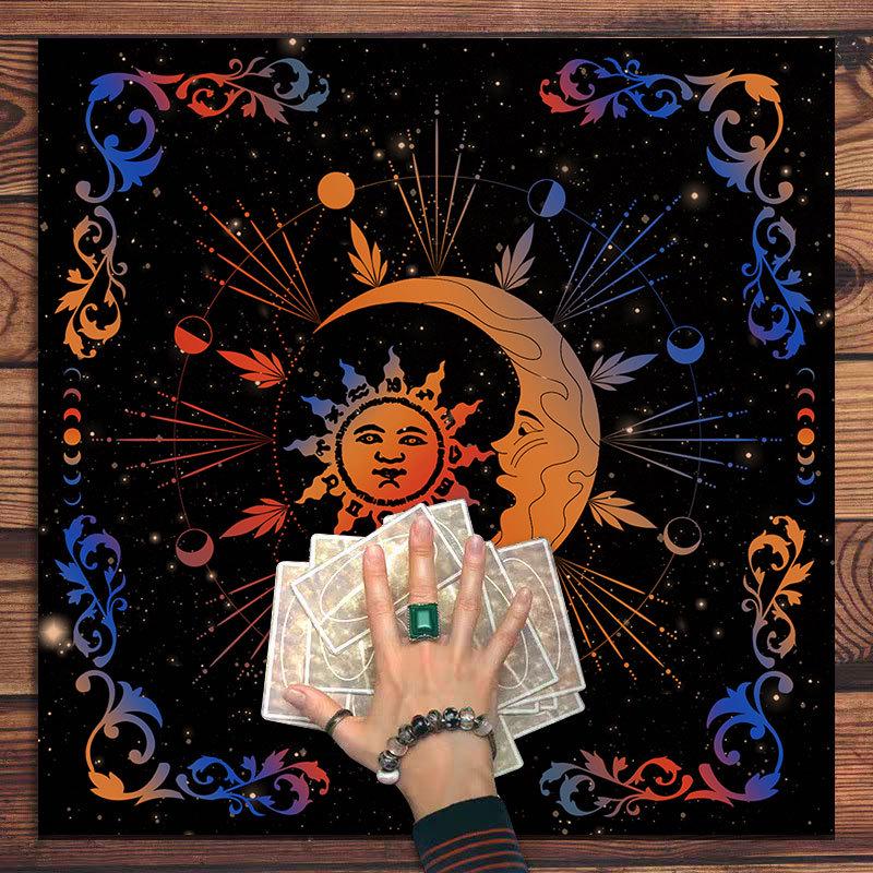 Нескользящая износостойкая скатерть Таро для украшения комнаты