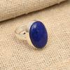 Beautiful Lapis Lazuli Gemstone Handmade 925 Sterling Silver Ring Jewelry