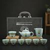 Zhishe Ru Kiln Crackle Glaze Kung Fu Tea Set