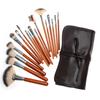 18pcs Makeup Brushes Set Wood Powder Foundation Contour Blush Face Kabuki Brush Cosmetic Beauty Tools with Case