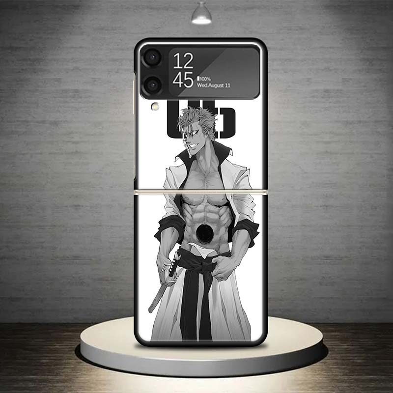 Чехол для телефона Grimmjow 6 Bleach для Samsung Galaxy Z Flip 7 6 5 4 3 5G Ударопрочный чехол Z Flip7 Flip6 ZFlip5 Flip3 Flip4 Роскошный She