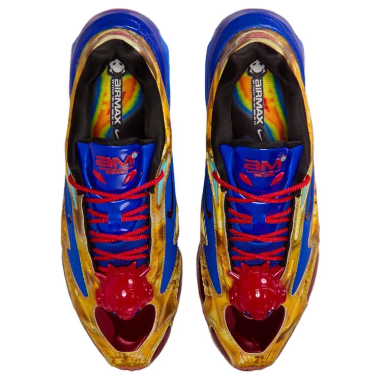 Windowsen x Nike Air Max Muse Беговые кроссовки Женские Золотой Синий Красный IQ3838-700